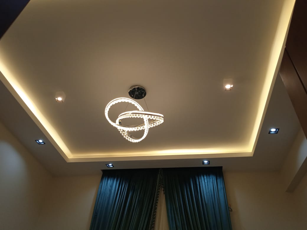 Feature Wall Cladding and Accent Lighting image 2
