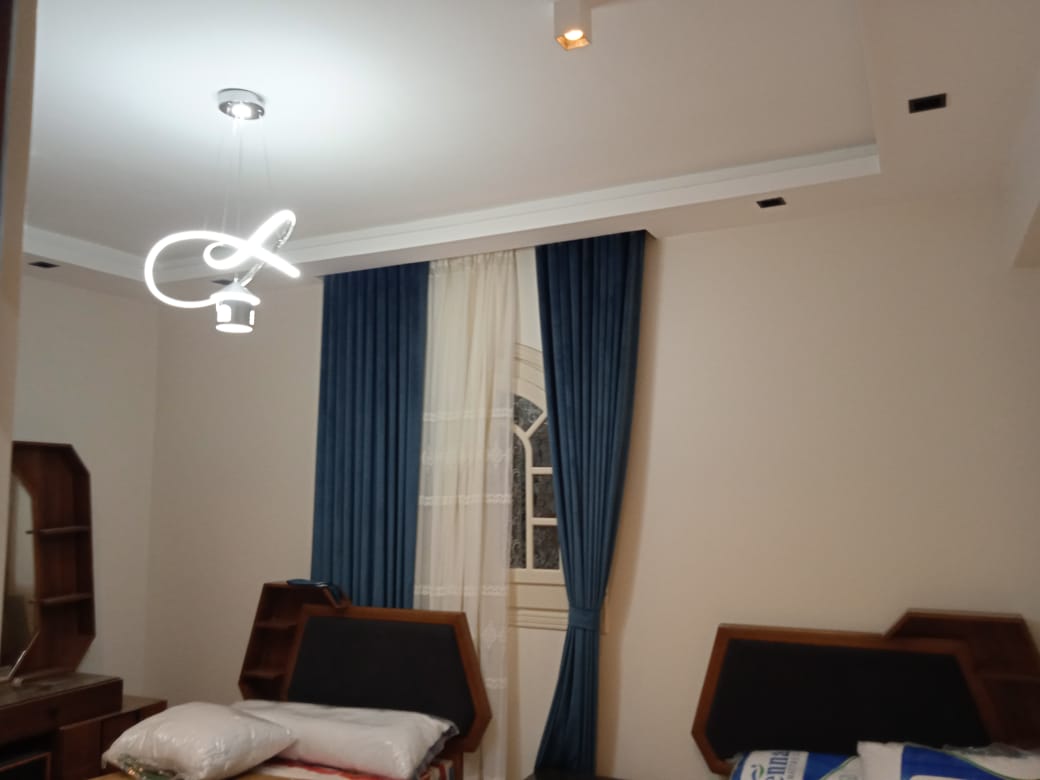 Bedroom Pendant and Cove Lighting image 1